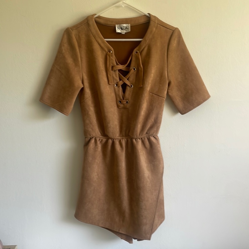 Sabo skirt light brown romper